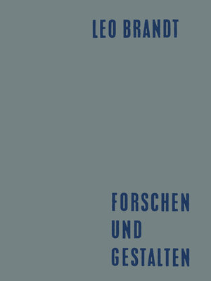 cover image of Forschen und Gestalten